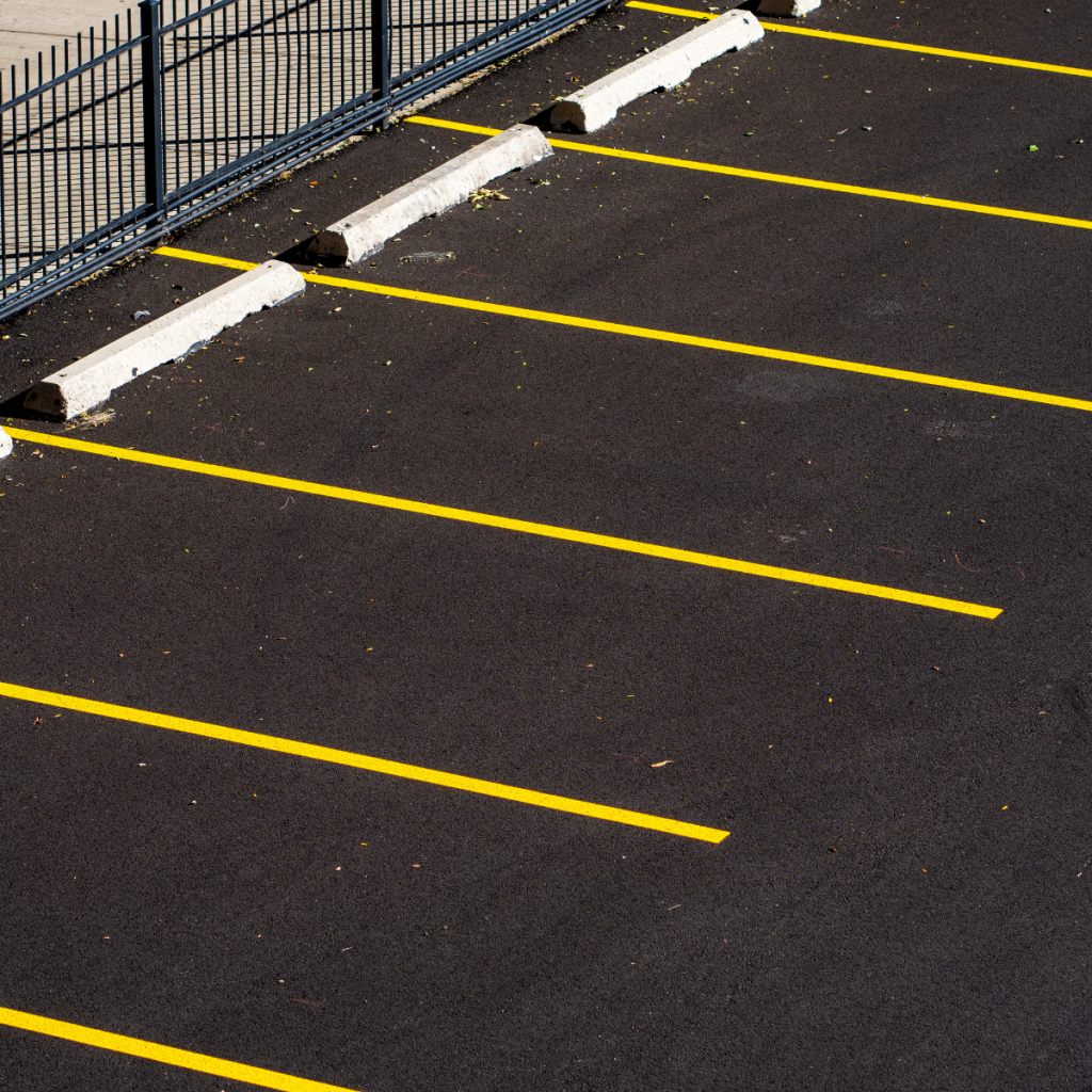 Empty parking lot