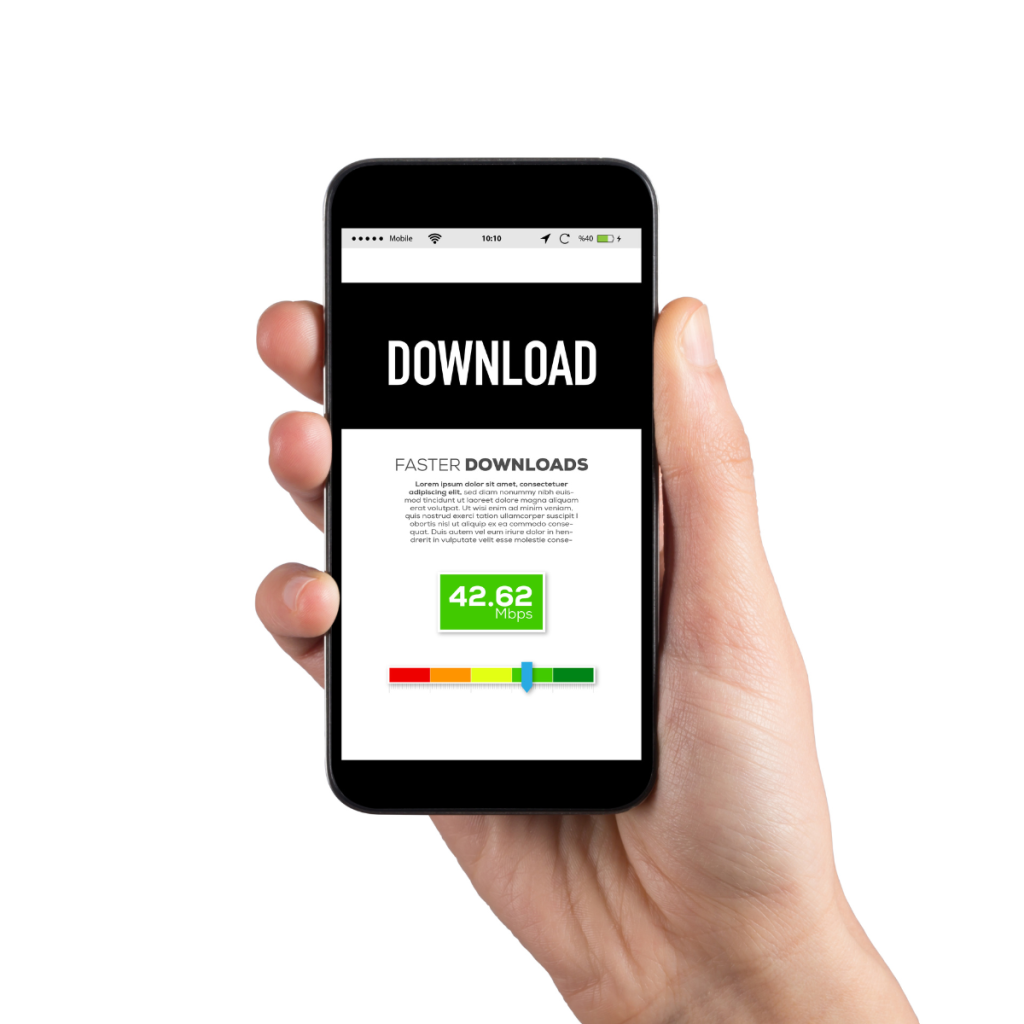 Downloads in progress on screen.