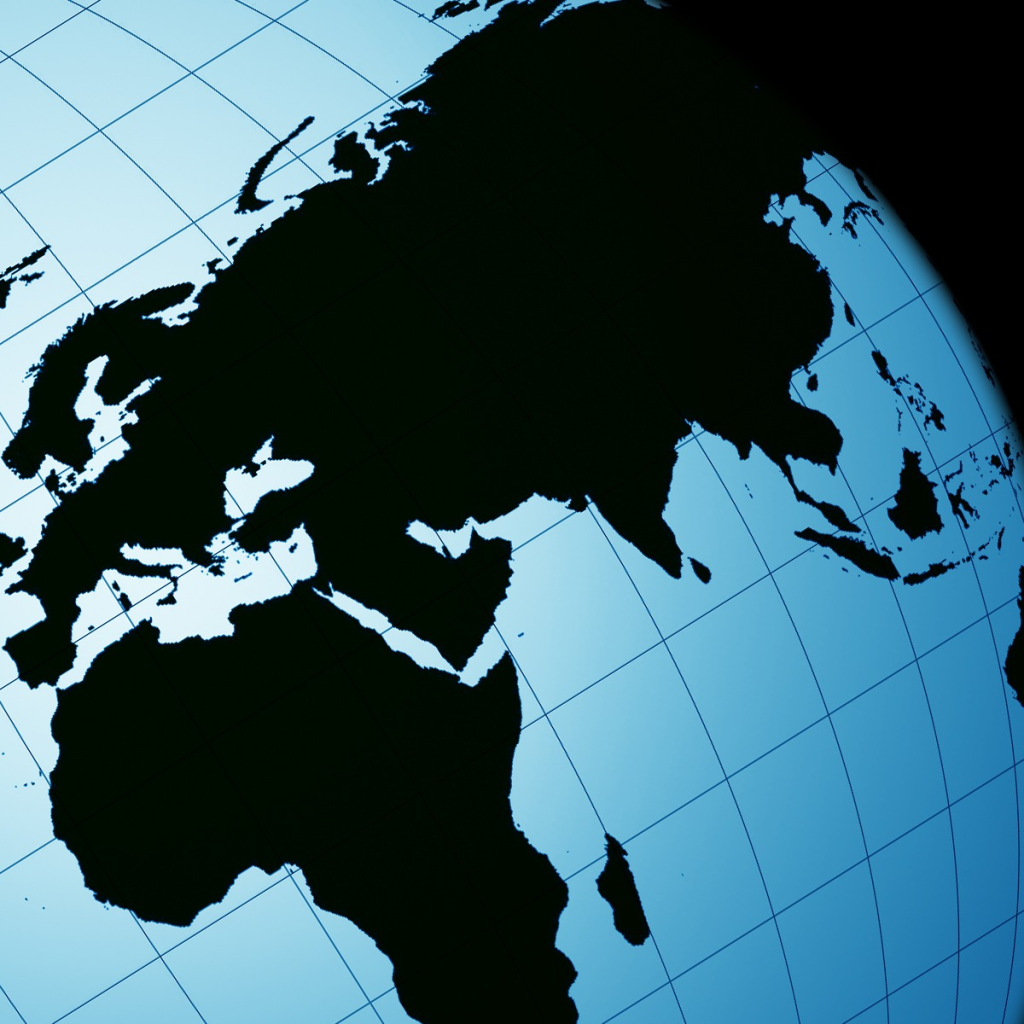 3d rendering of globe.