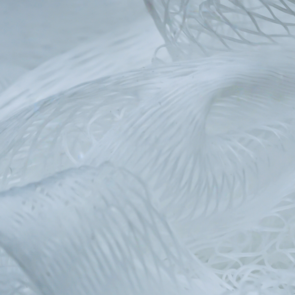 Abstract white mesh pattern.
