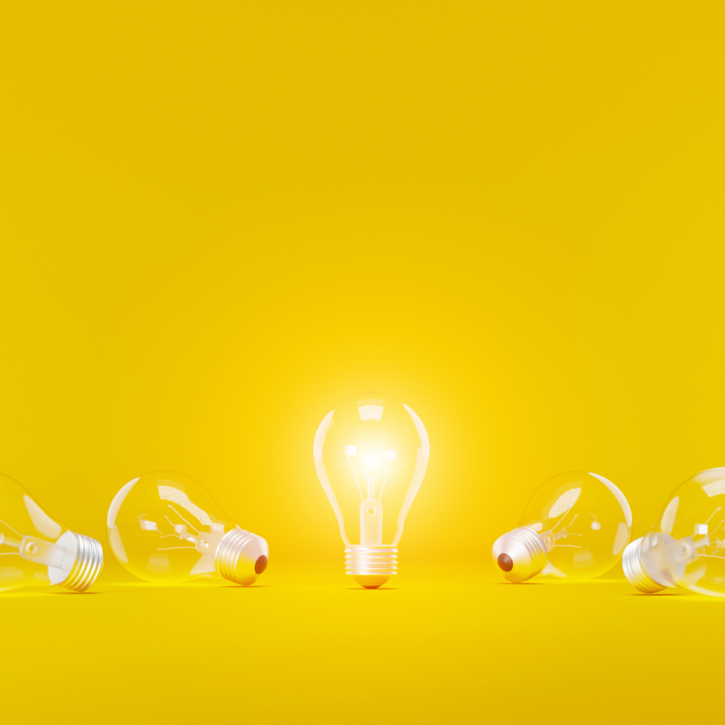 Idea lightbulb.