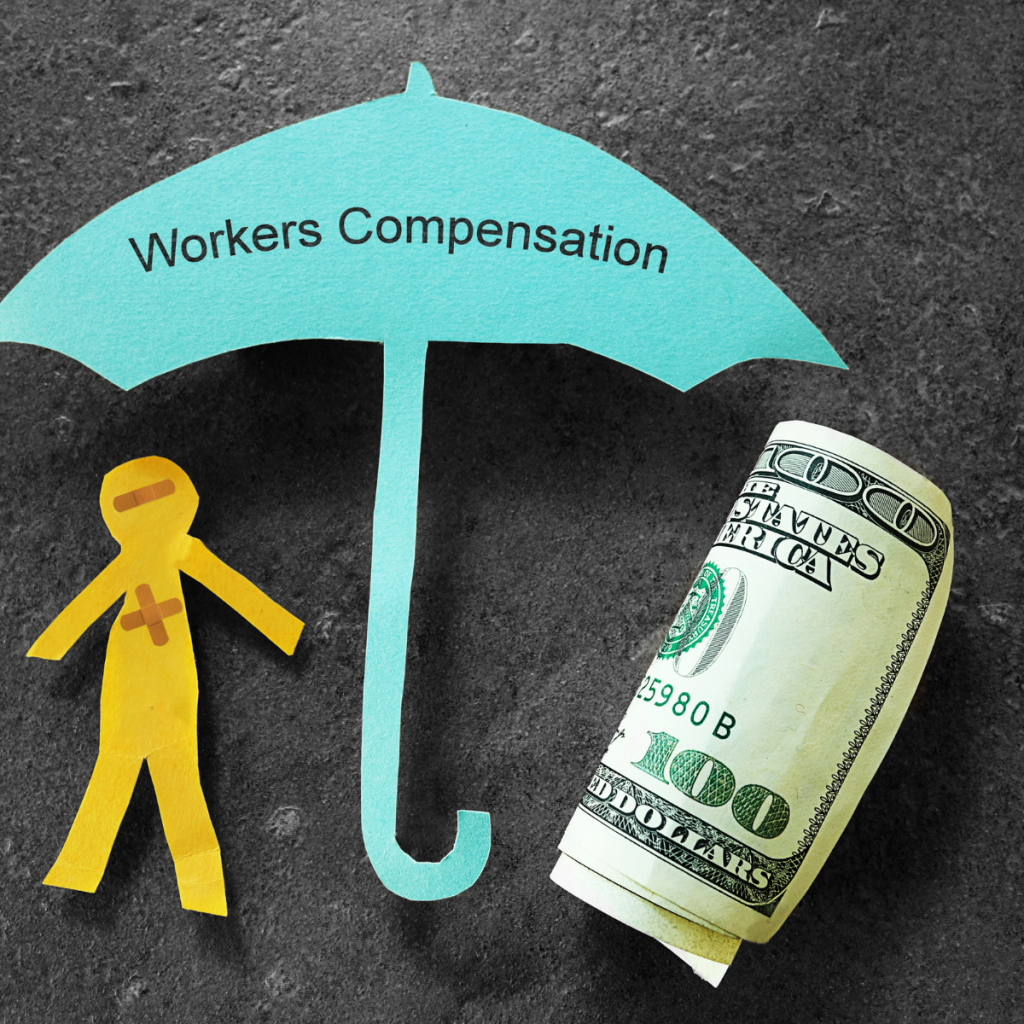 Worker’s Compensation written on a piece of paper (1)