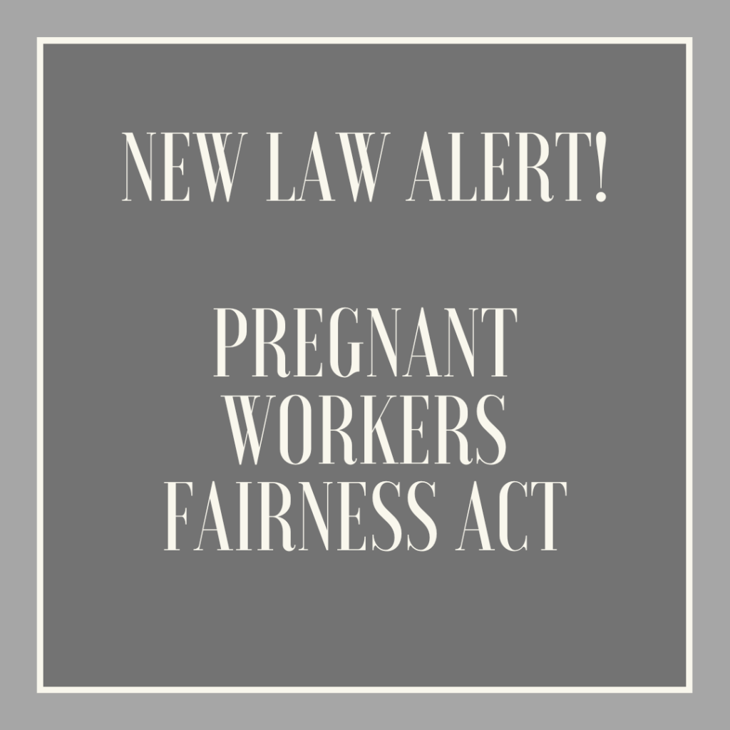 EEOC Starts Accepting Charges Under New Pregnant Workers Fairness Act 